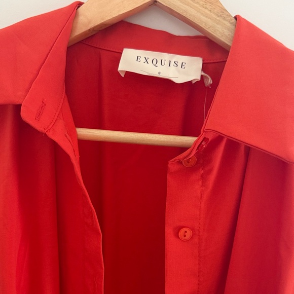 Anthropologie The Tobie Mini Shirt Dress by Exquise - Picture 2 of 6